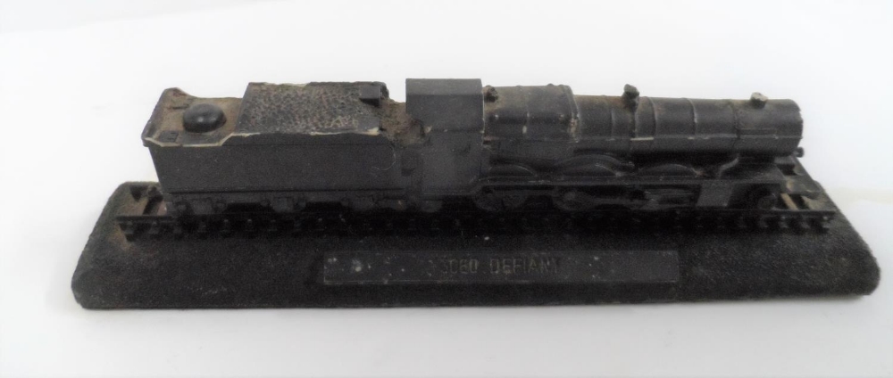 Collection of 10 smaller models of steam trains made from British coal (10) - Image 6 of 6