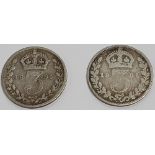 Two Queen Victoria 3d Maundy coins, 1895 &1901 (2)