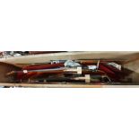 Box full of hand made gliders (3) all 1m+ in length, all 3 in 2 parts comprising the main body & the