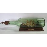 20thC ship in bottle - The Cutty Sark
