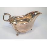 Birmingham 1929 silver sauce boat (128 grams)