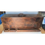 Early 20thC large, handmade carpenters case, 81 cm long