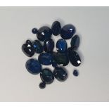 13ct of Jewellery grade Sapphires, many oval cut 2.6 grams