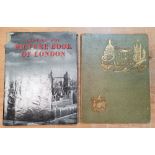 2 mid 20thC hard-backed books on views of London (2)