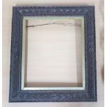 Antique hand carved, hardwood frame, Internal measurements are 35 x 30 cm