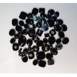 Quantity of black Onyx for jewellery (Qty)