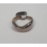 Vintage Georg Jensen (Denmark) 925 silver ring, size N