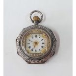 Stunning antique Swiss 935 silver pocket watch, in working order.