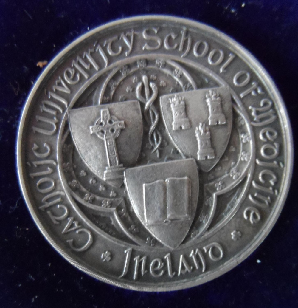 2 silver medals from the Catholic University school of medicine of Ireland, 1906 & 1907 for P.J - Image 2 of 7