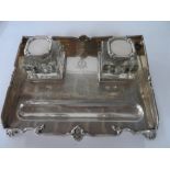 Stunning silver desk set, approx 700 grams of silver, London 1927 made by Goldsmiths &