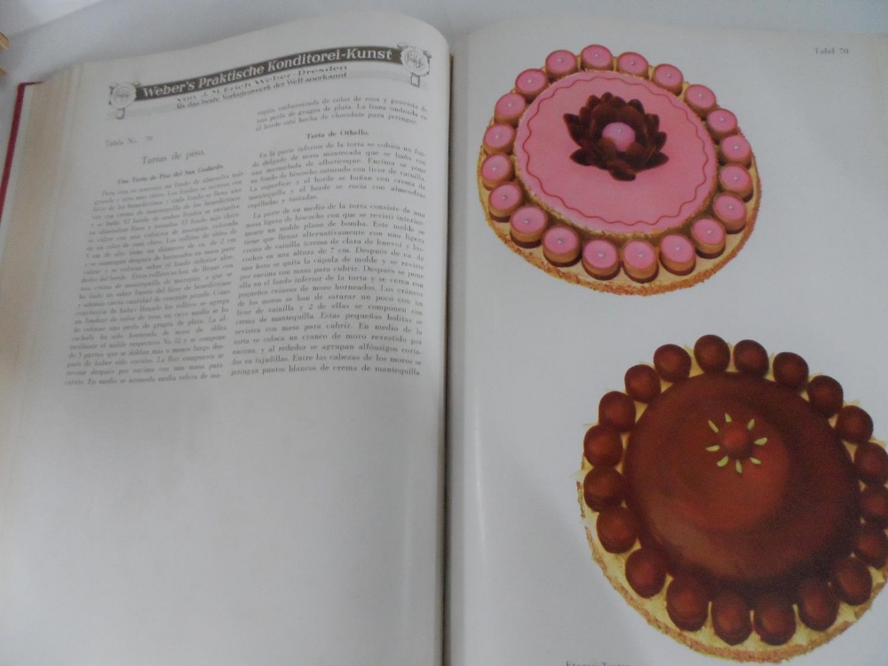 Practical Cake & Confectionary Art by J M Erich, 1928 edition with one-off specially made hand bound - Image 9 of 11