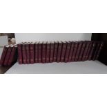 The Waverley Novels, Sir Walter Scott, full set of 25 hand bound leather tooled volumes, centenary