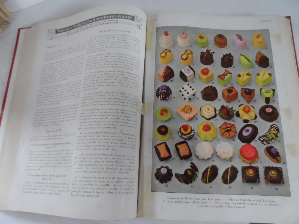 Practical Cake & Confectionary Art by J M Erich, 1928 edition with one-off specially made hand bound - Image 8 of 11
