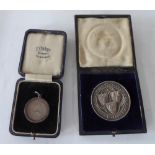 2 silver medals from the Catholic University school of medicine of Ireland, 1906 & 1907 for P.J
