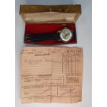 Hamilton 1963 "Estoril" gents wristwatch in original case and original purchase receipt