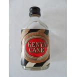 "Kenya Cane" miniature vintage bottle