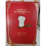 Practical Cake & Confectionary Art by J M Erich, 1928 edition with one-off specially made hand bound