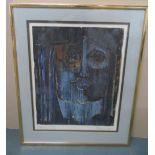 Geoffrey KEY (born 1941) Proof 5 litho print "Woman", signed and dated (1973) in pencil, original