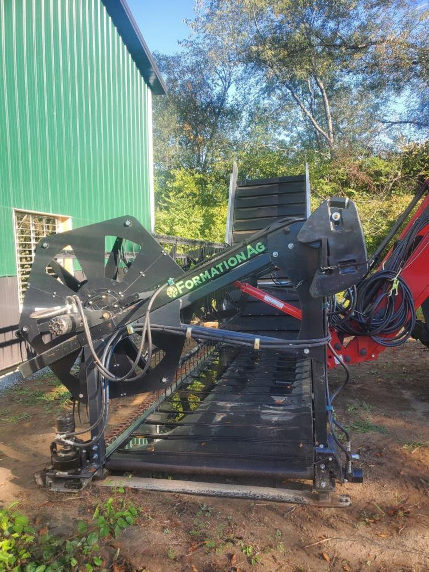 Used-Formation AG CleanCut Harvester. Model Clean Cut 1550. 15' cutting width, 50" belt. - Image 4 of 4