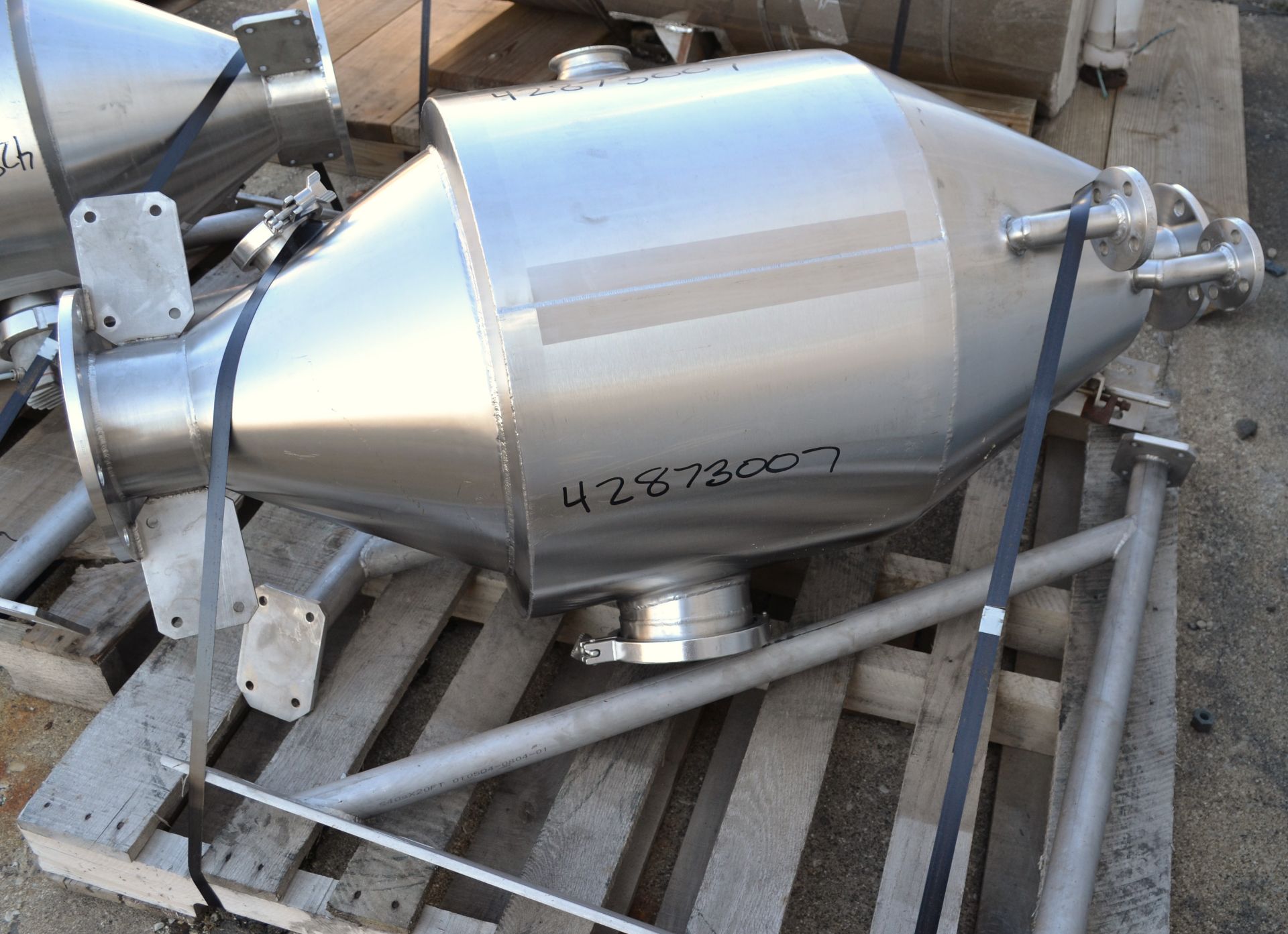 Used- Highland Equipment Limited Flash Cooker Chamber. 25.4 Gal 316L SS 18 Dia x 18 straight side. - Image 3 of 5