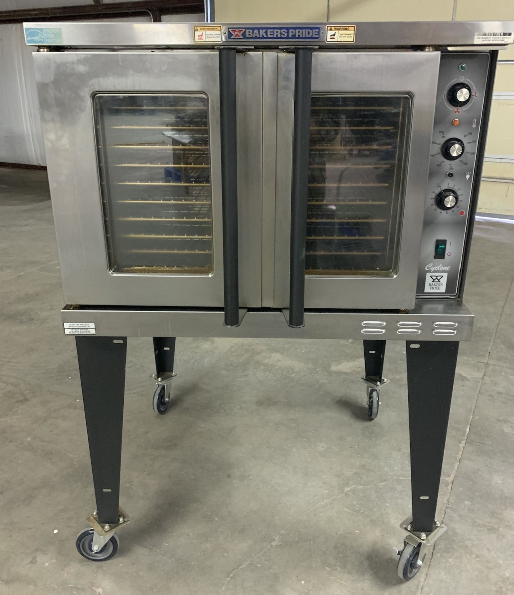 Used Bakers Pride Cyclone Series Single Deck Full Size Electric Decarb Oven. Model BCO-E1w/ 39 trays - Image 3 of 8