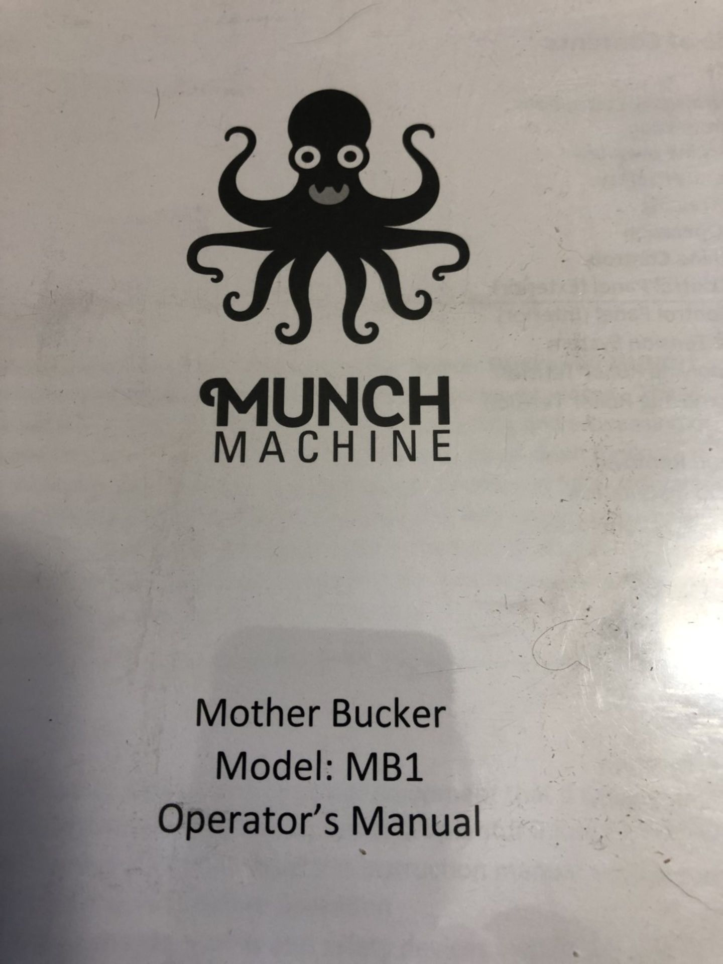 Used- Munch Machine "Mother Bucker" Bucking Machine. Model MB1. 50-250 LBS/HR wet/ 2560 LBS/HR dry - Image 7 of 7