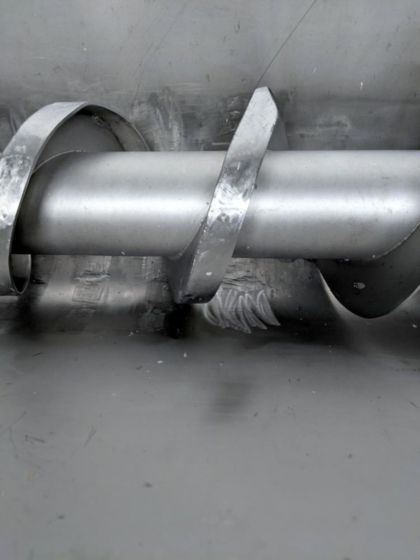 Wolfking Sanitary Screw Conveyor, Stainless Steel, Horizontal. Approx 9" diameter x 168" long screw - Image 7 of 15
