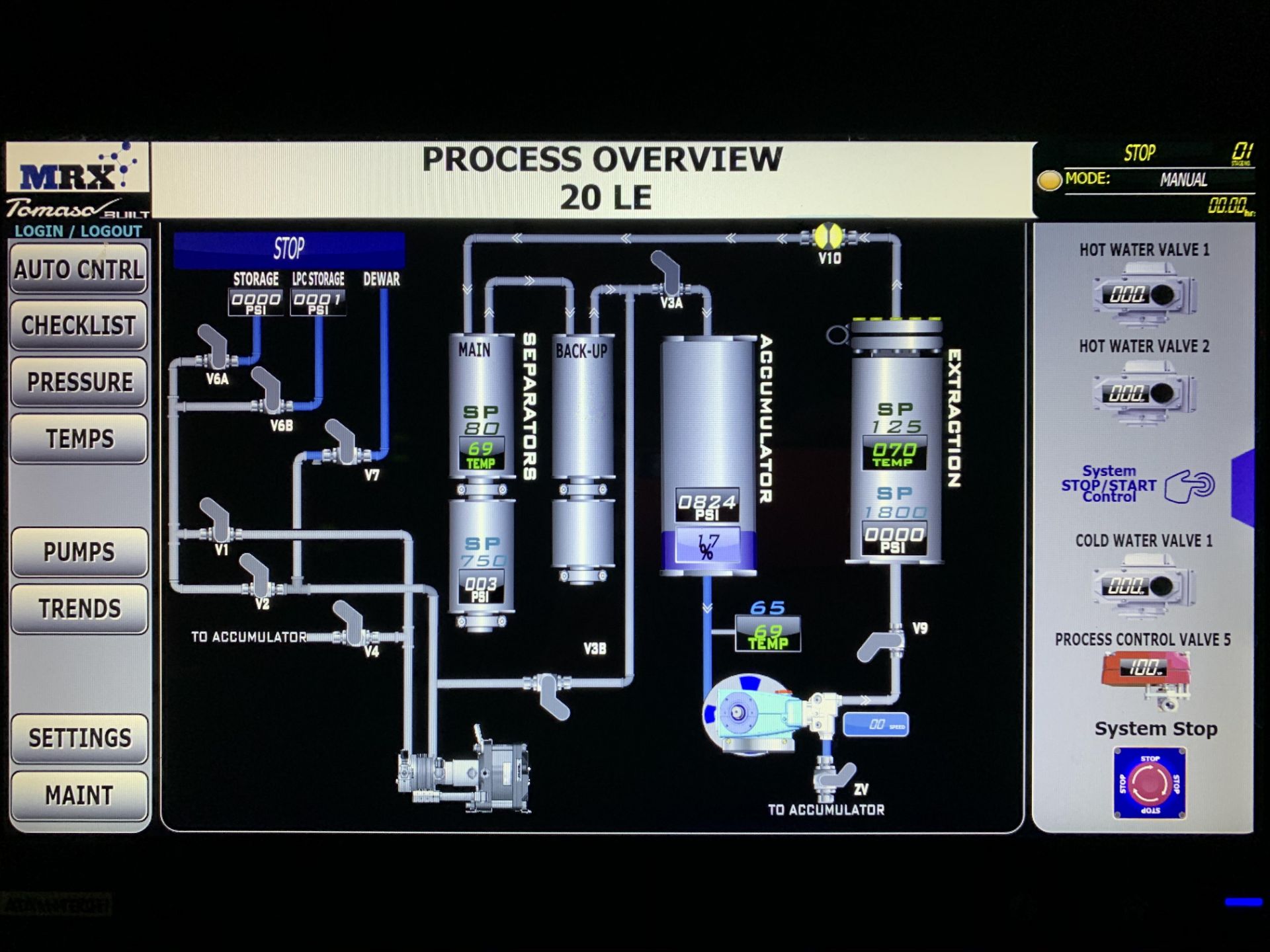 Used- MRX 20 LE Supercritical CO2 Automated Extractor System. Model 20LE - Image 31 of 36