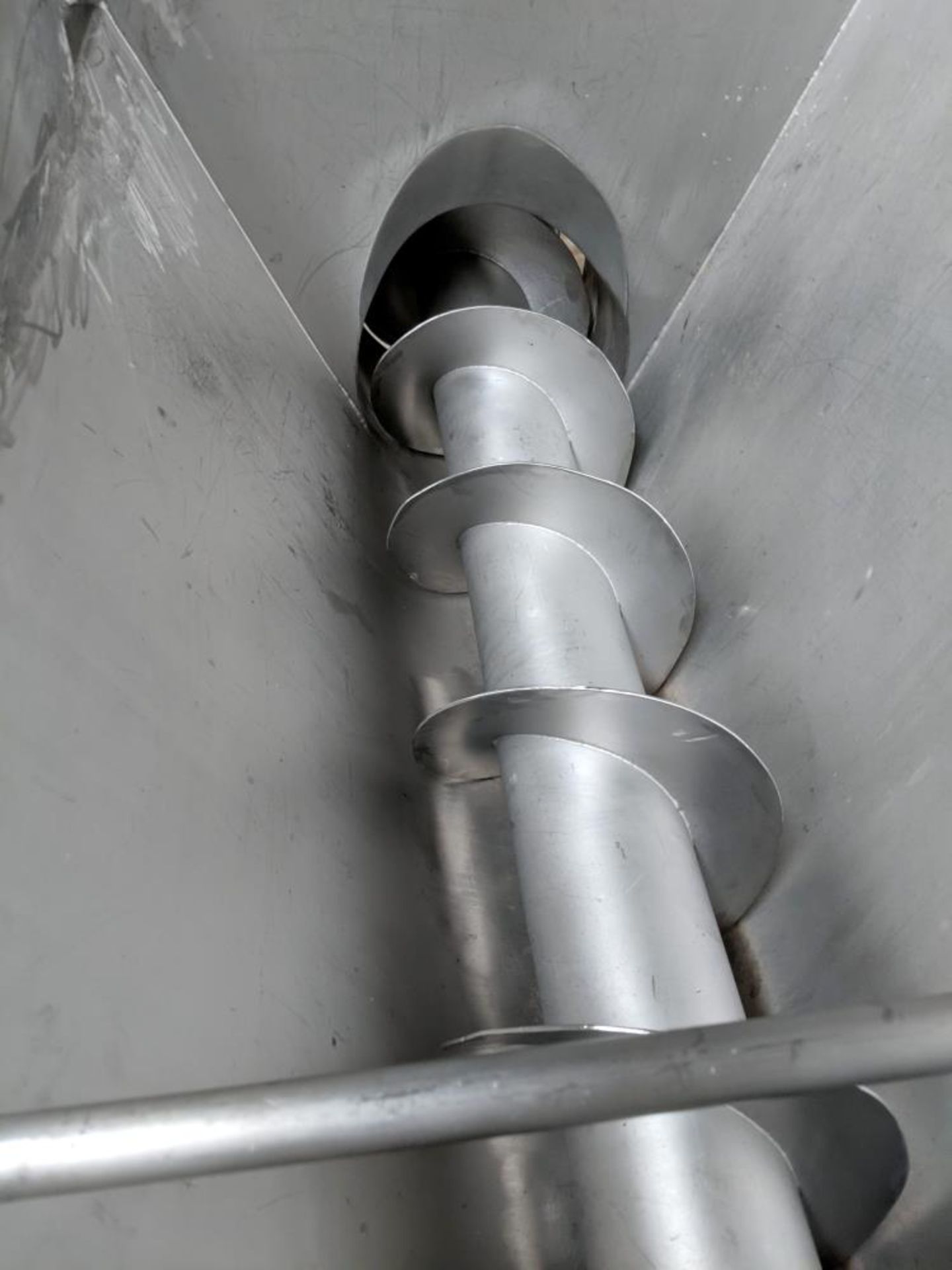 Wolfking Sanitary Screw Conveyor, Stainless Steel, Horizontal. Approx 9" diameter x 168" long screw - Image 9 of 15