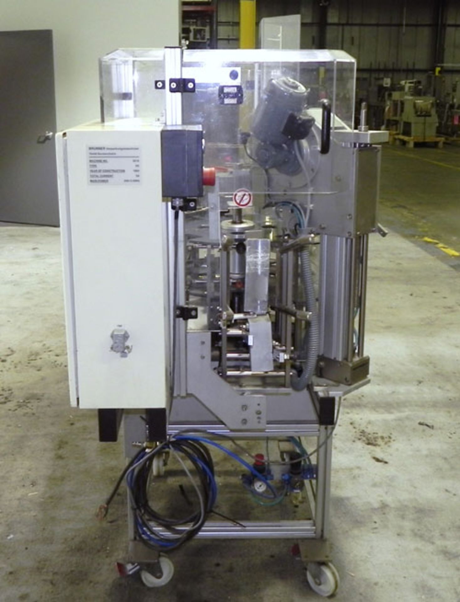 Used- Brunner Model VC Vertical Semi AutomatiC Cartoner. Capable of speeds up to 30 cartons p/minute - Image 4 of 10