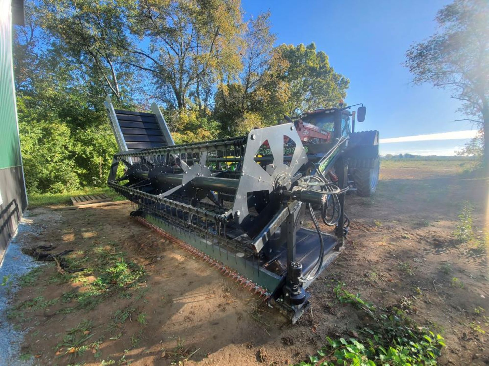 Used-Formation AG CleanCut Harvester. Model Clean Cut 1550. 15' cutting width, 50" belt. - Image 2 of 4