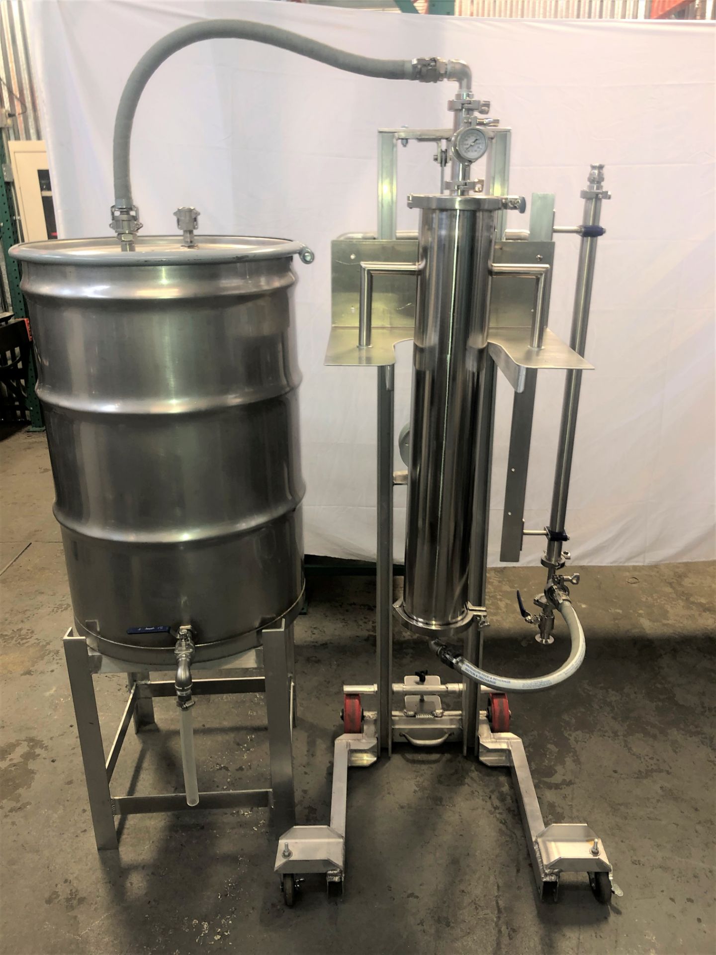 Used/Refurbished-CRCfilters Ethanol Dehydration System EDH-25. 25lb capacity 55 gal collection drum. - Image 3 of 6