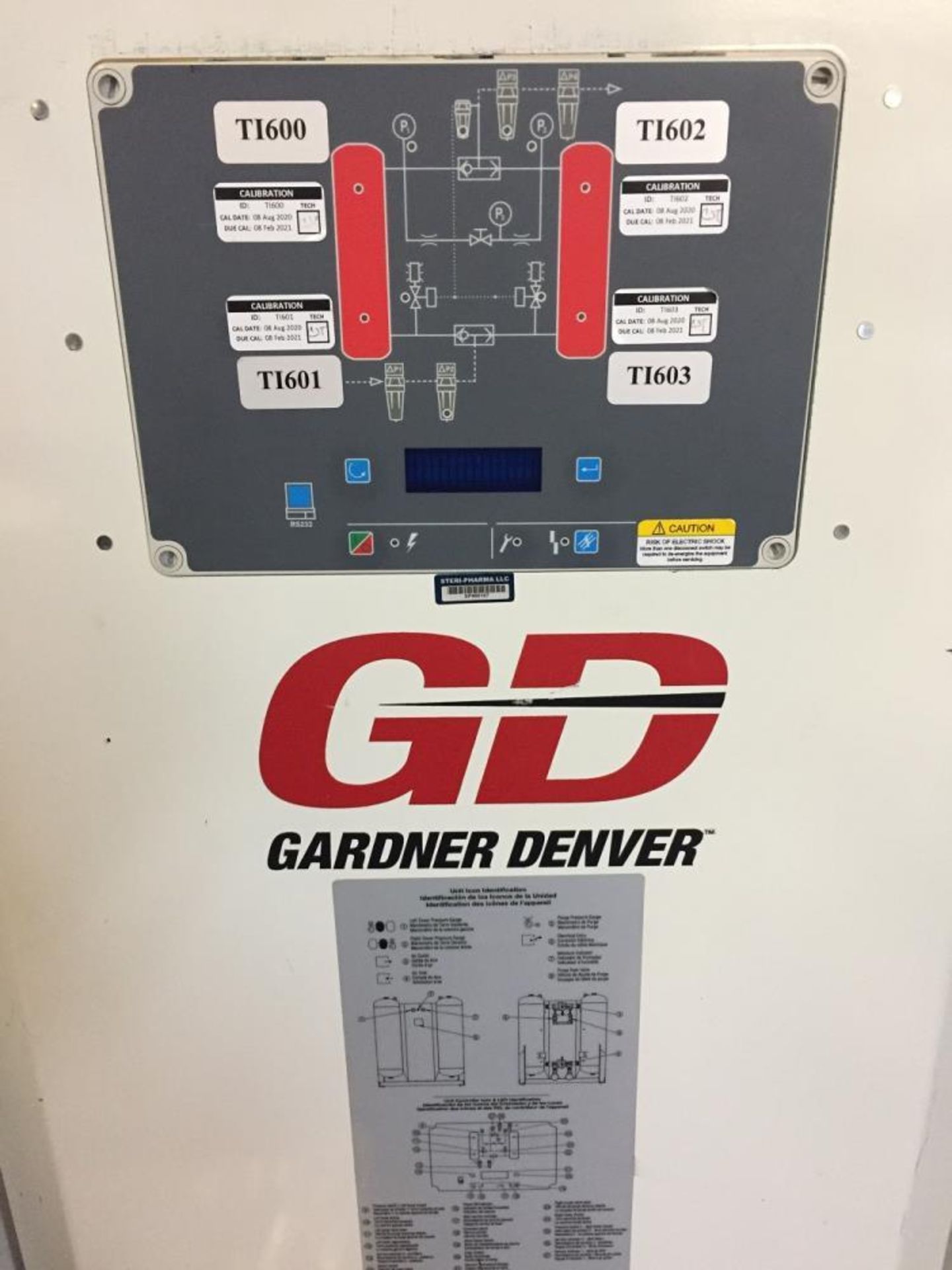 Used- Gardner Denver Air Compressor, Model Enviroaire VS-75-10A. 100 HP - Image 5 of 22