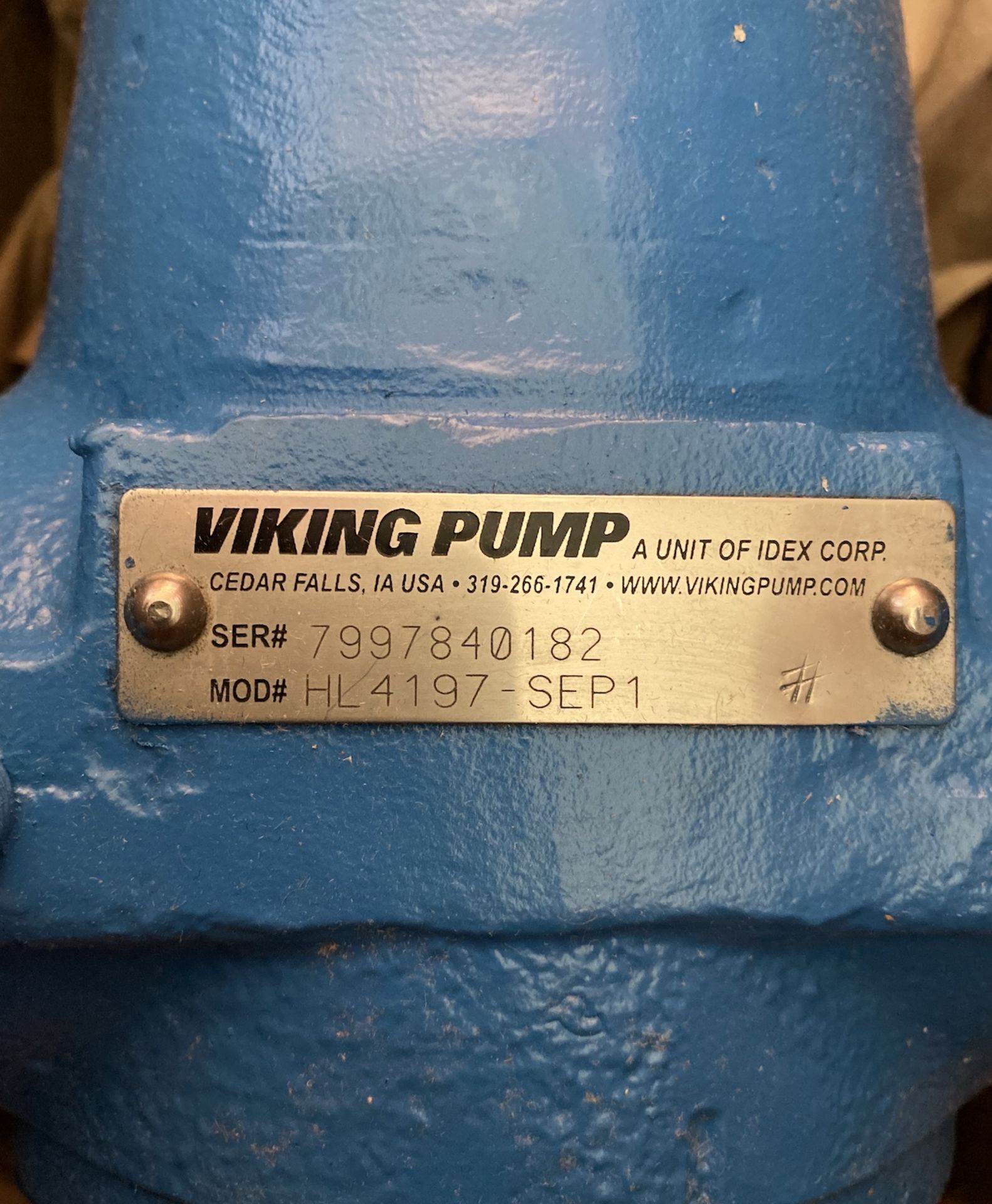 Unused Viking 4197 Series Pump. Model HL4197-SEP1. Nominal Pump Rating: 30 GPM - Image 2 of 2