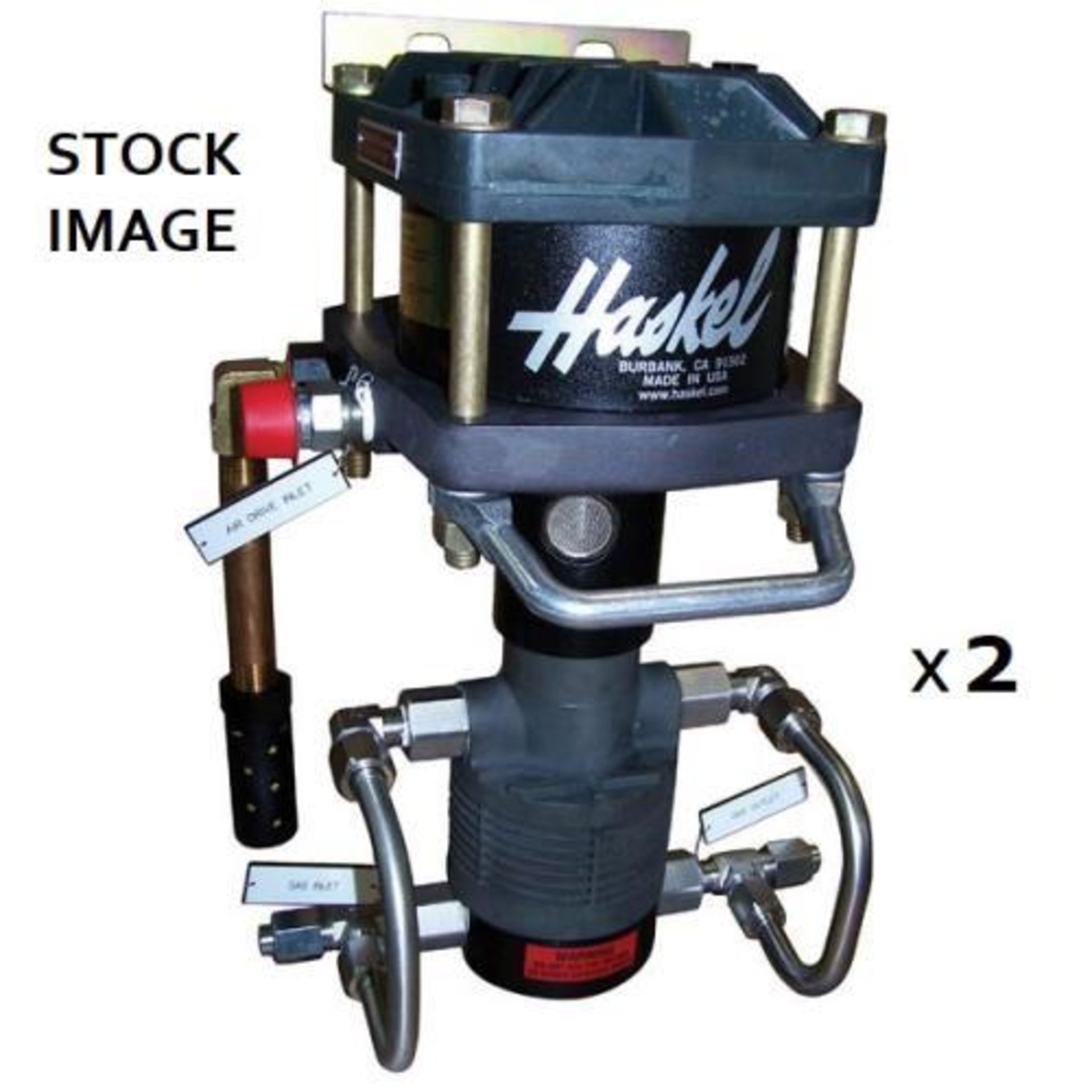 Used-Lot of (2) Haskel EXT420 Butane/Propane Extraction High Pressure Positive Displacement Pumps - Image 6 of 6