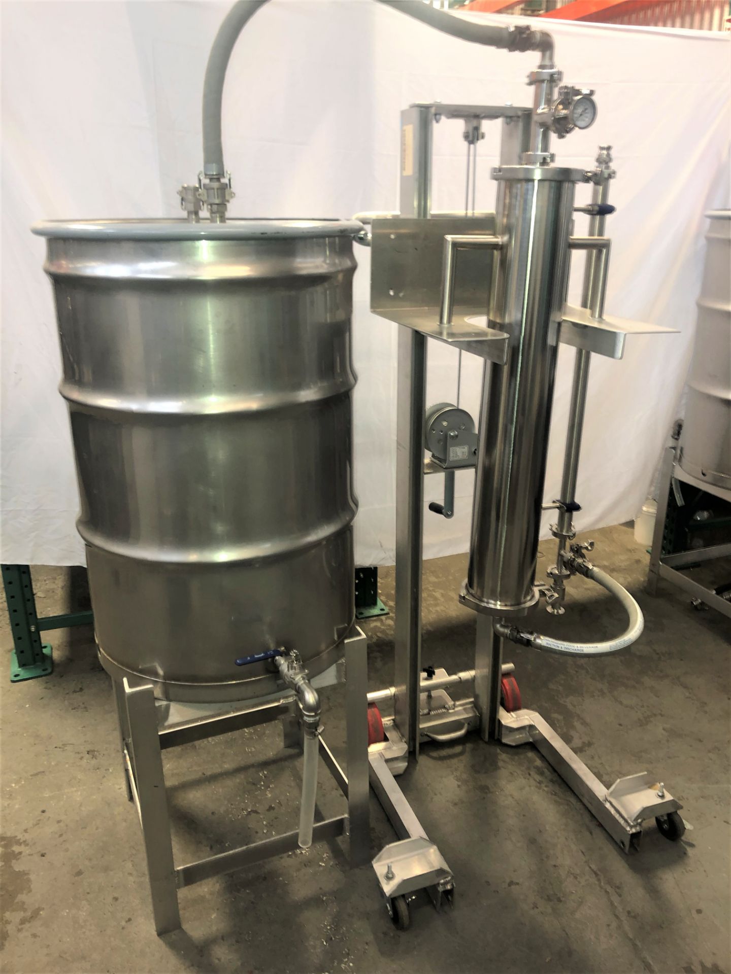 Used/Refurbished-CRCfilters Ethanol Dehydration System EDH-25. 25lb capacity 55 gal collection drum. - Image 2 of 6