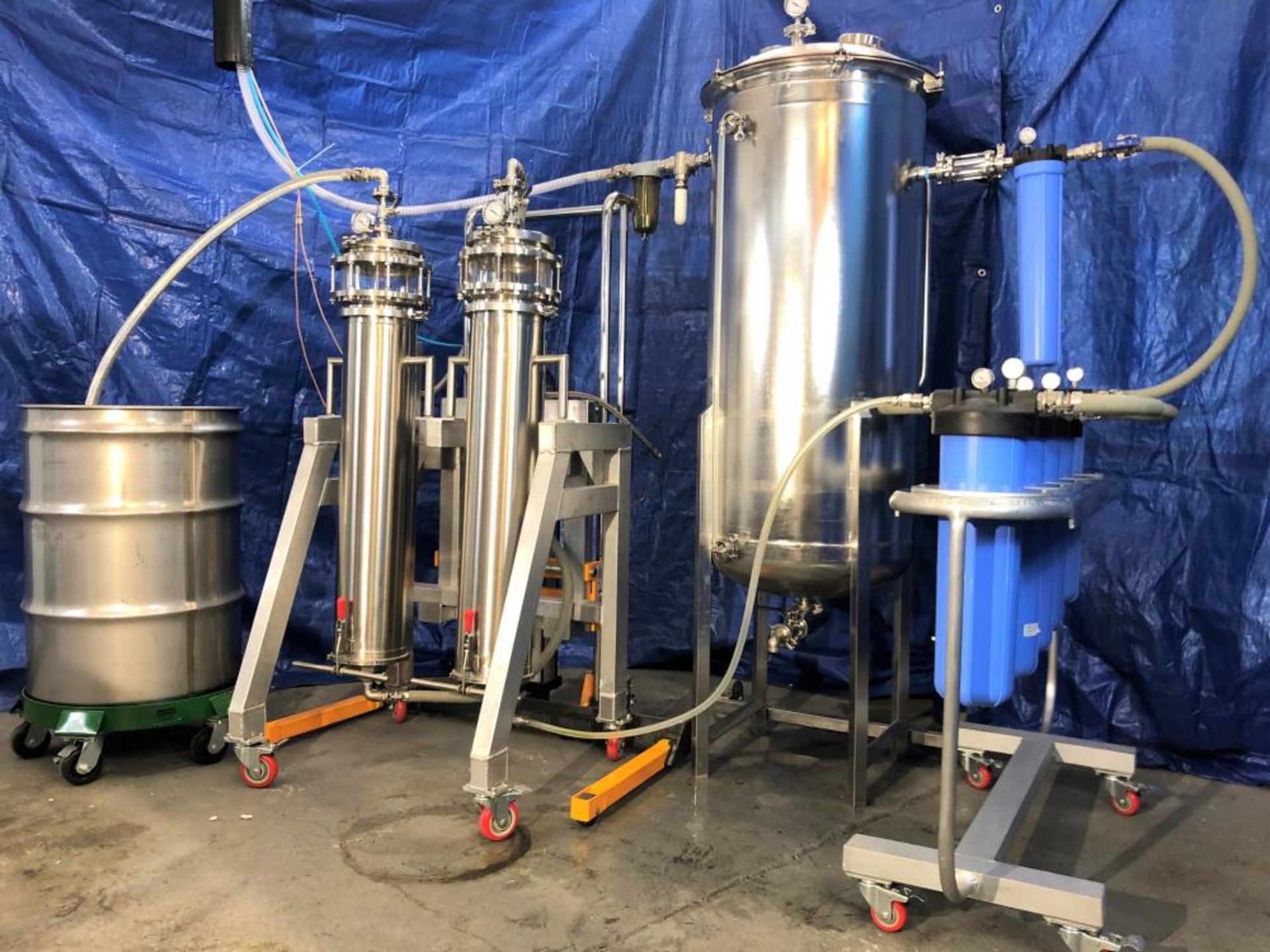 Used-Ultrasonic Ethanol Extractor, 20lb High Purity Extraction System for CBD/THC Extraction