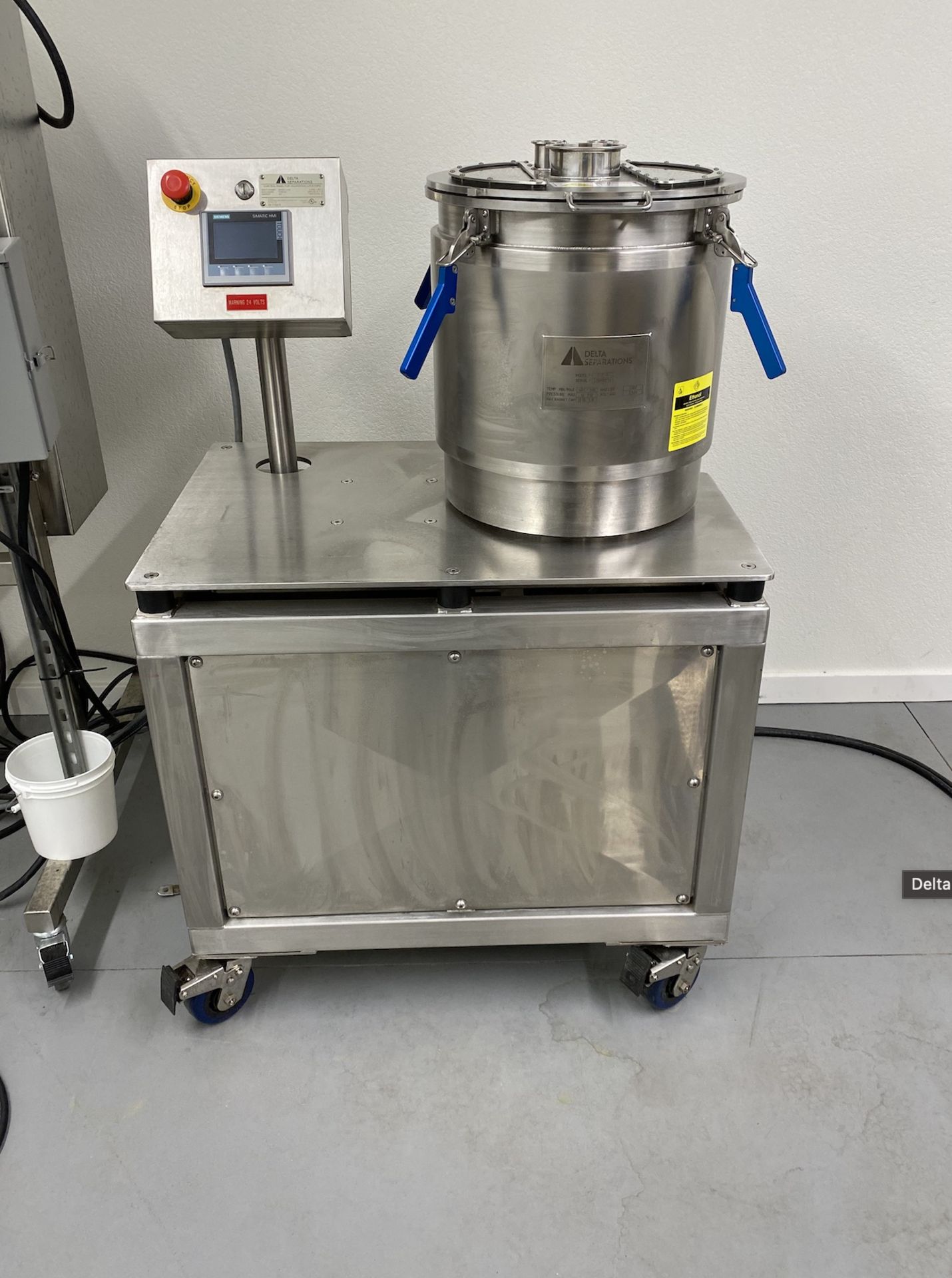 Used- Delta Separations CUP-15 Ethanol Alcohol Extraction System, Capacity: 8-14 lbs per Batch