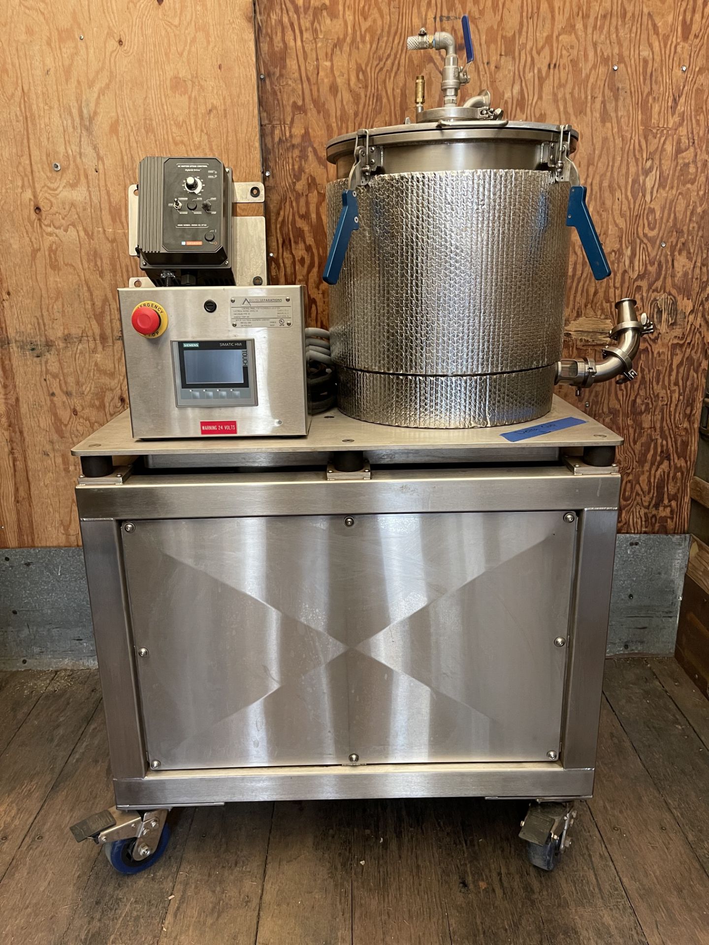 Used- Delta Separations CUP-15 Ethanol Extraction System. Capacity: 8-14 lbs/batch w/ (3) Kegs - Image 2 of 22