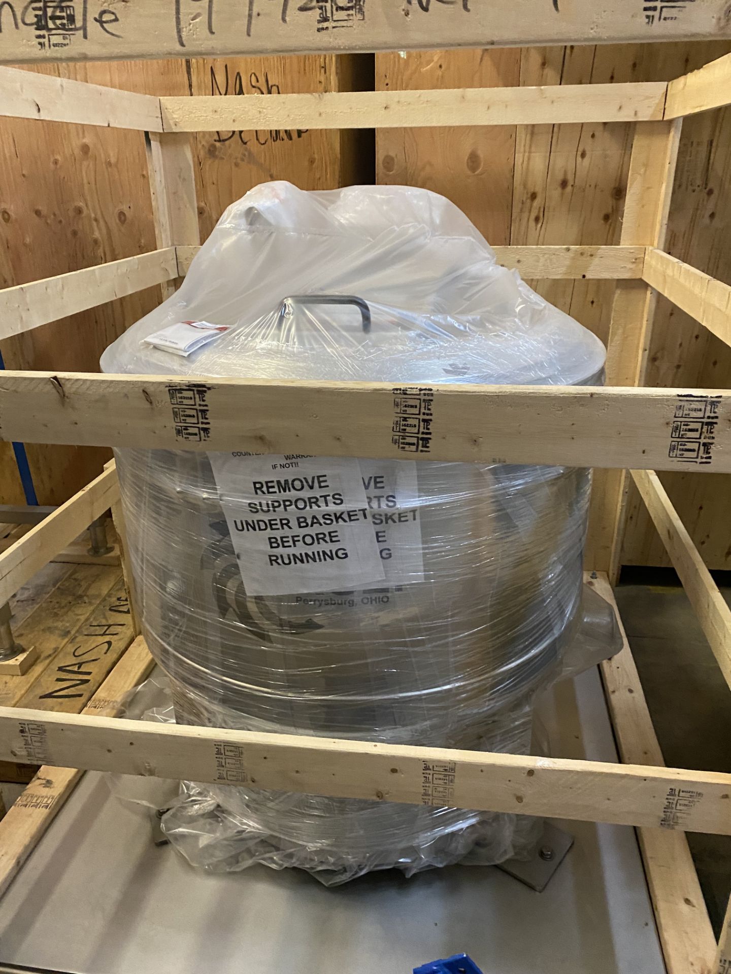 Unused/ Still-In-Crate- North Star Engineering Products Explosion Proof Basket Centrifuge, Model 755