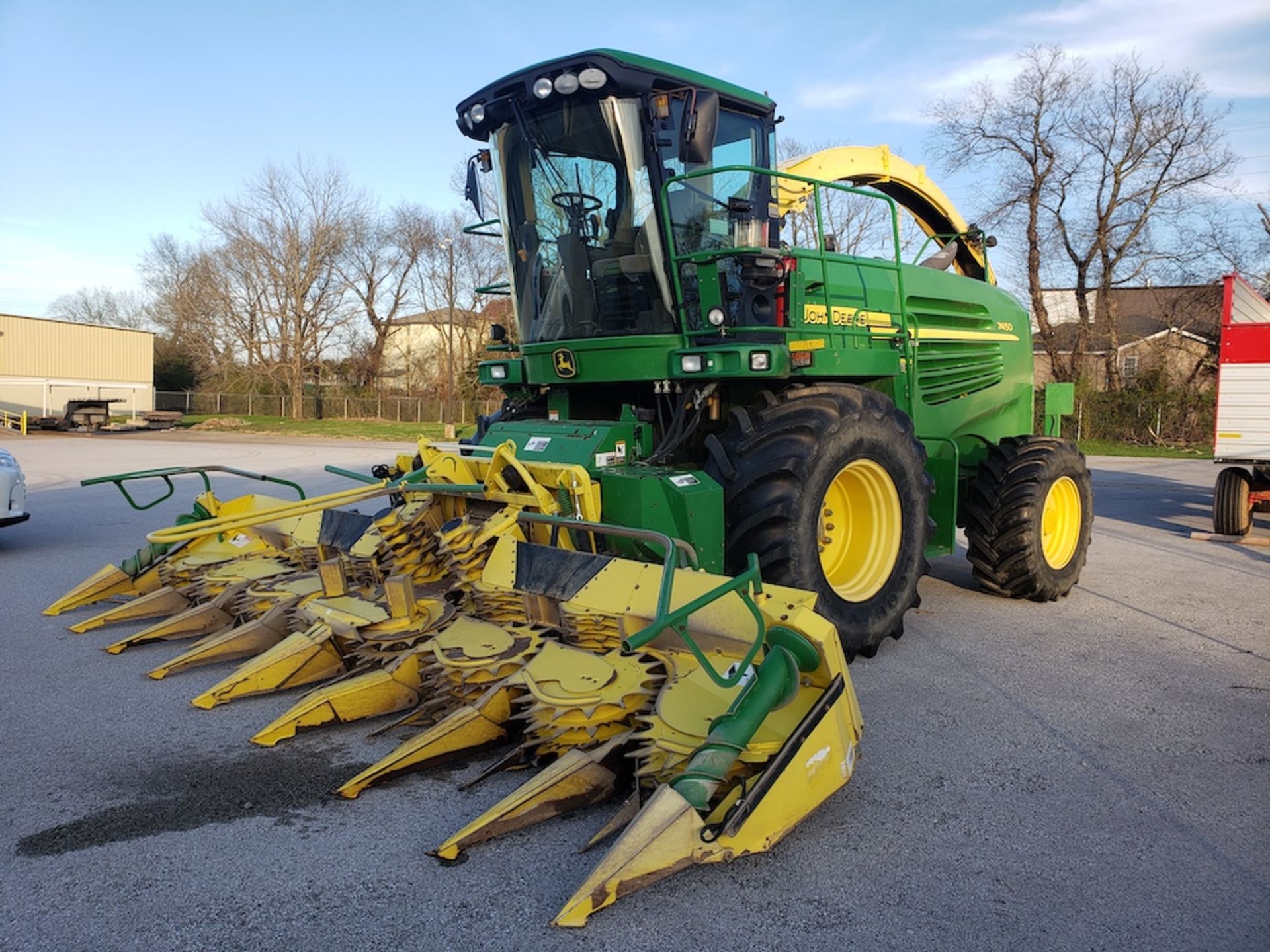 Used-John Deere 7450 Tractor. Model 7450. 1881 hrs. 688 Chopper Head