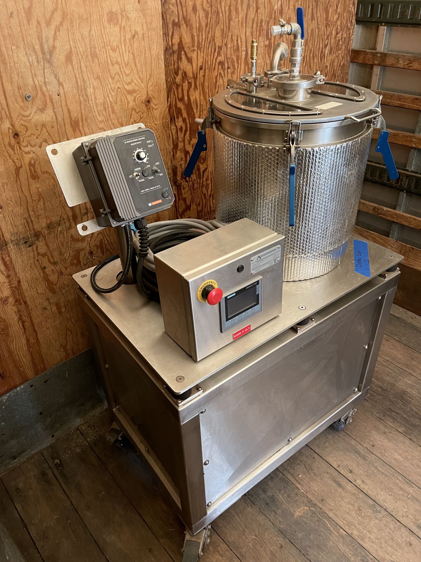 Used- Delta Separations CUP-15 Ethanol Extraction System. Capacity: 8-14 lbs/batch w/ (3) Kegs - Image 14 of 22