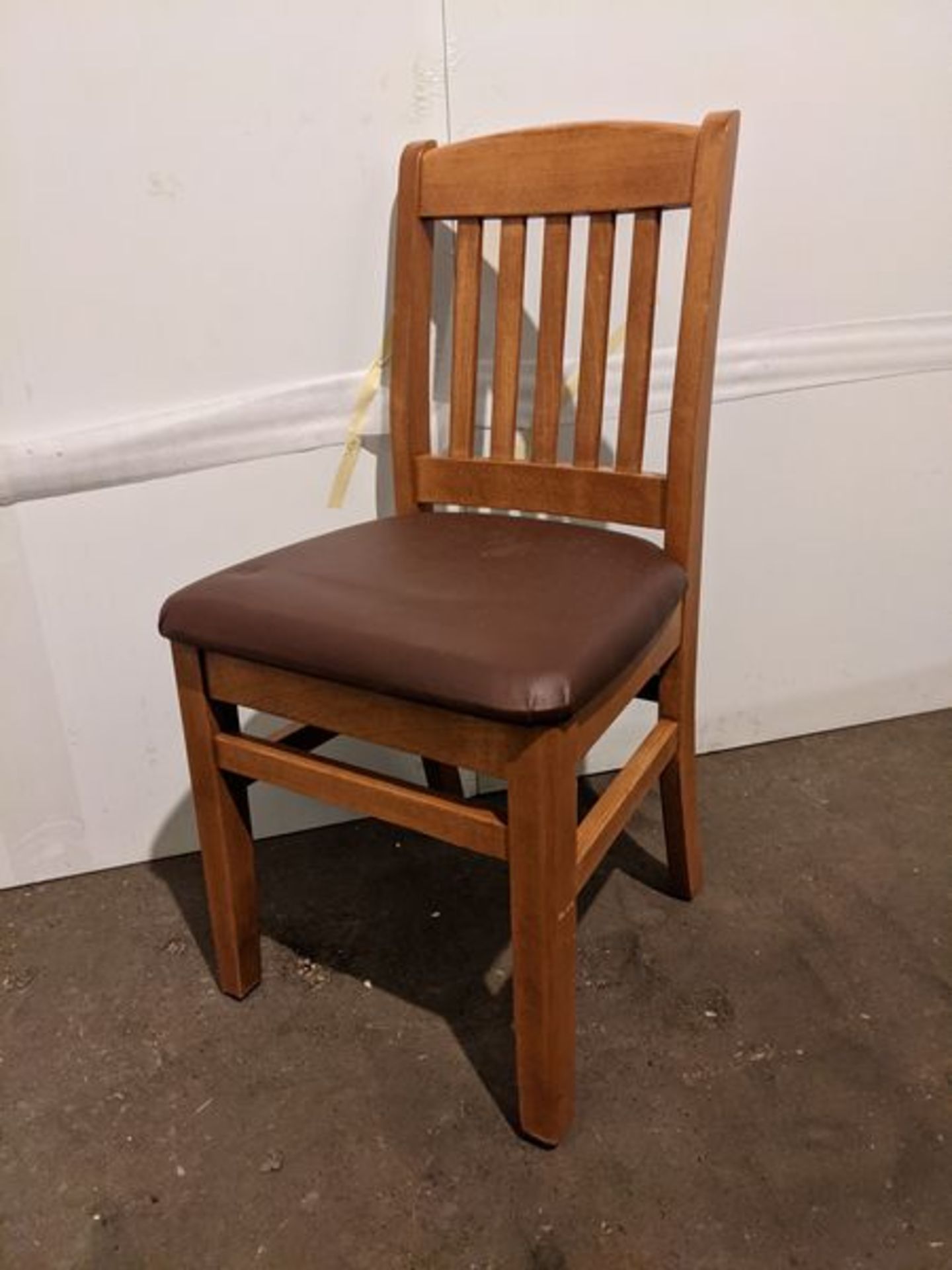 20 Bentwood Padded Dining Chairs - used only 4 months -1 price for all