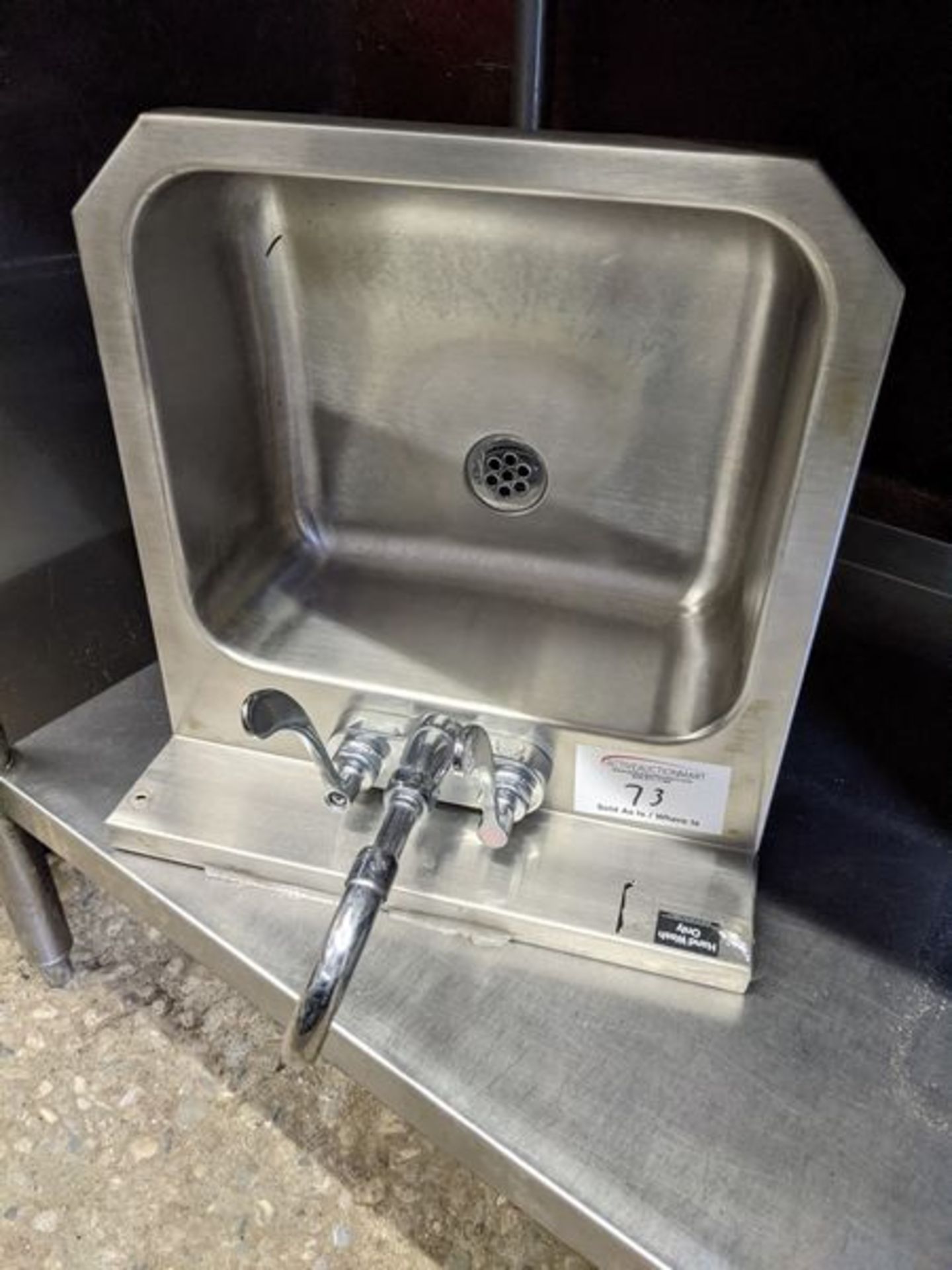 Stainless Steel Wall Mount Hand Sink