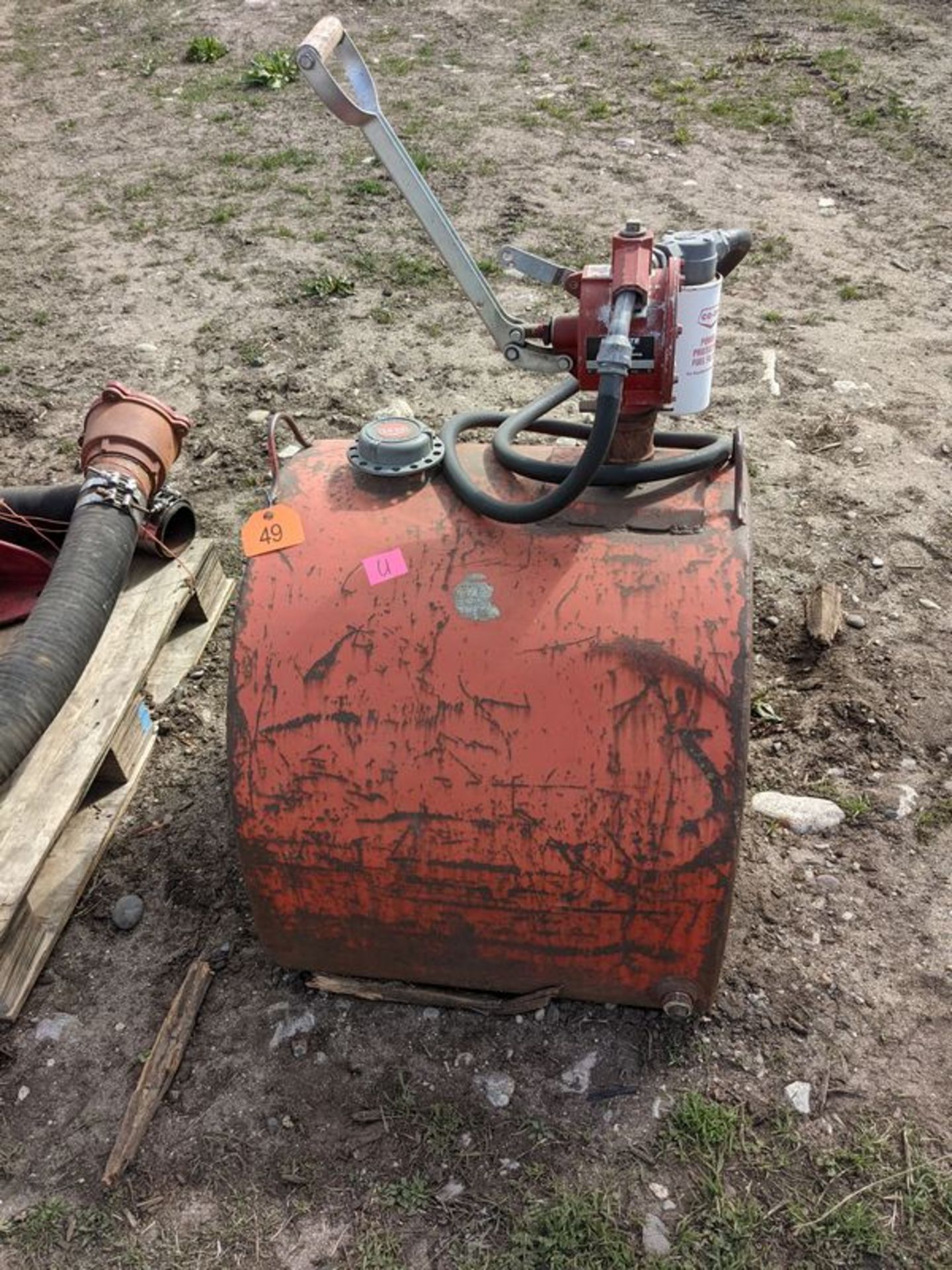 Small Fuel Tank with Pump