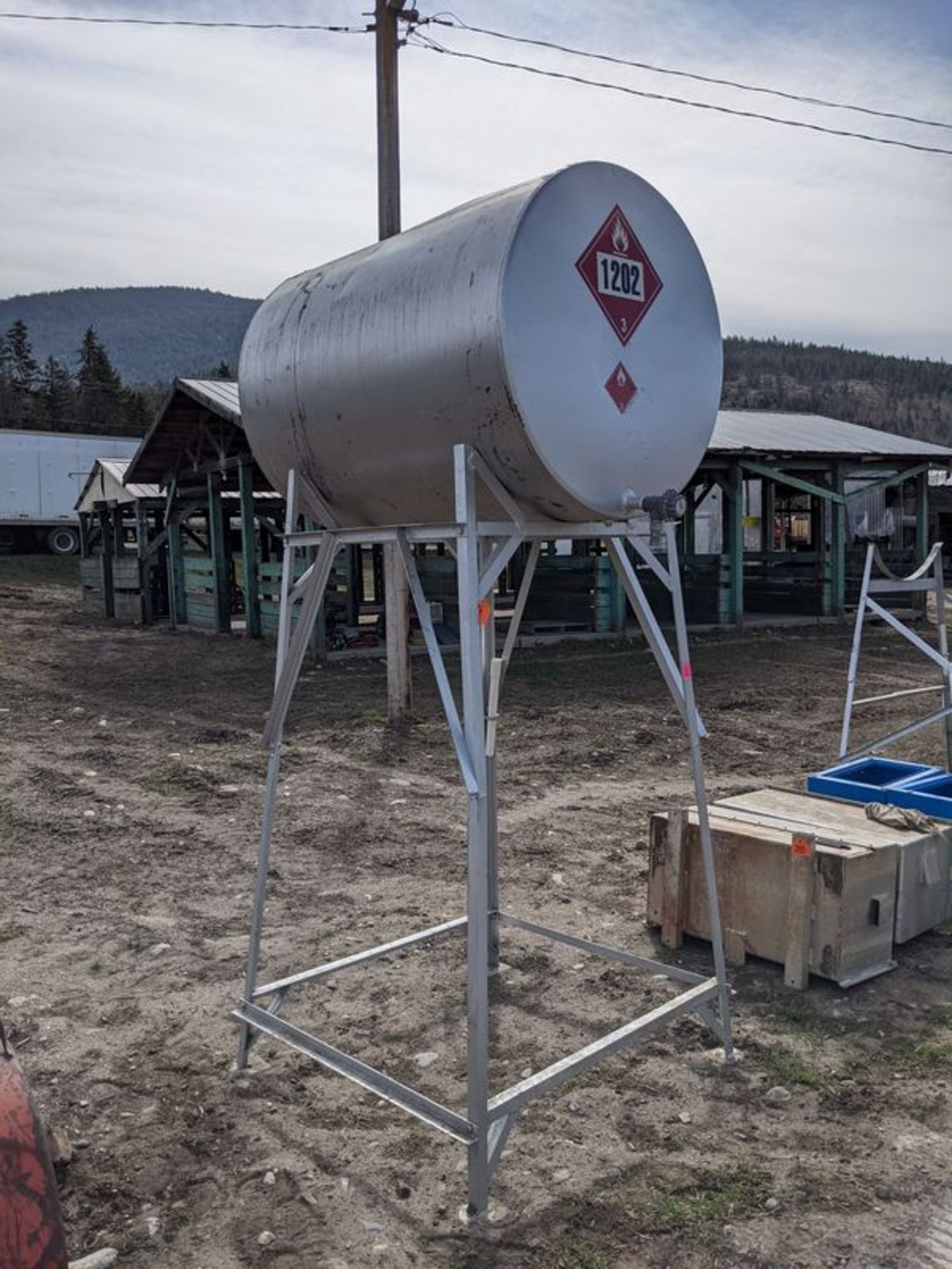 Steel Fuel Tank on Stand