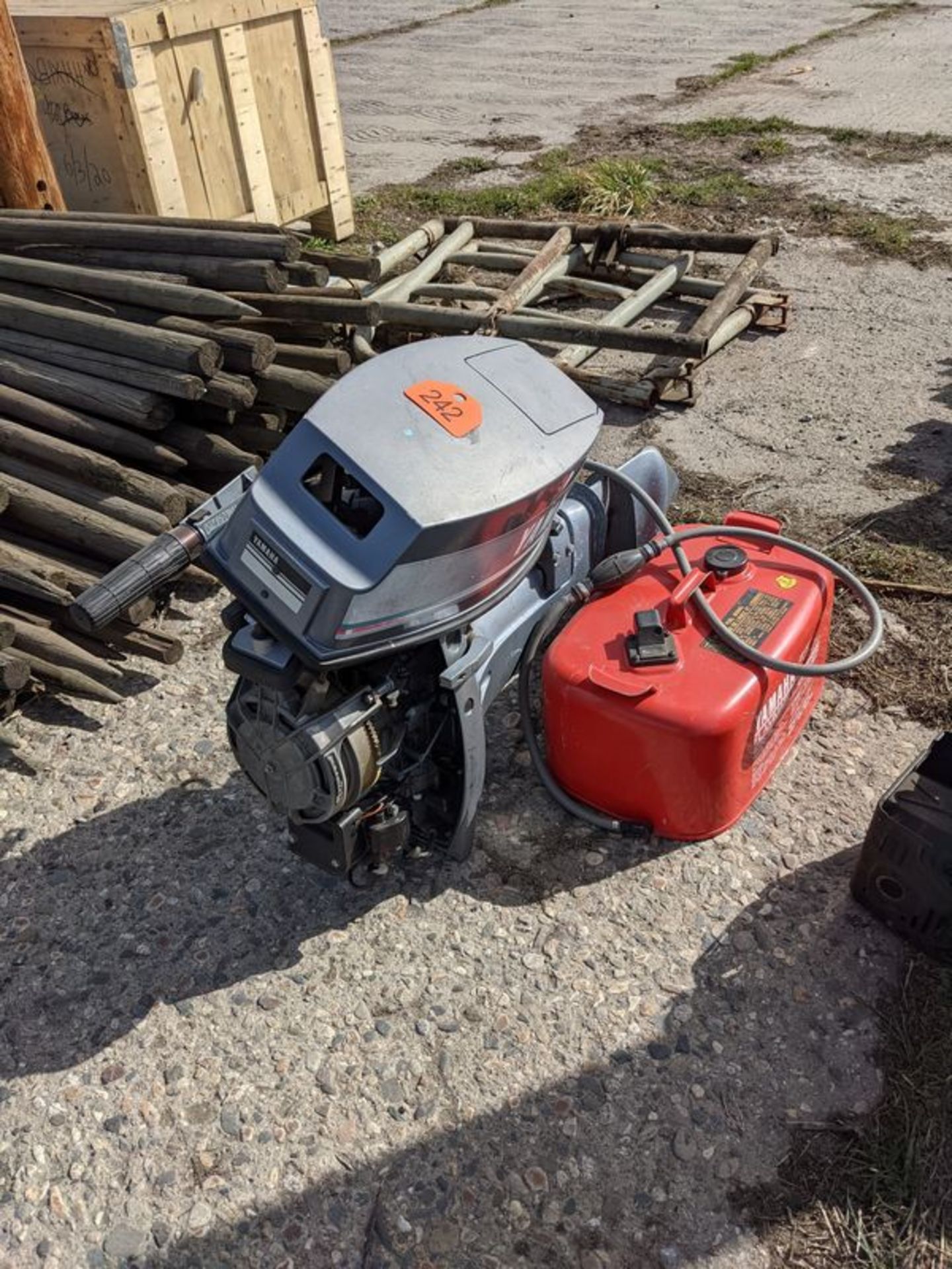 Yamaha Boat Motor with Gas Tank