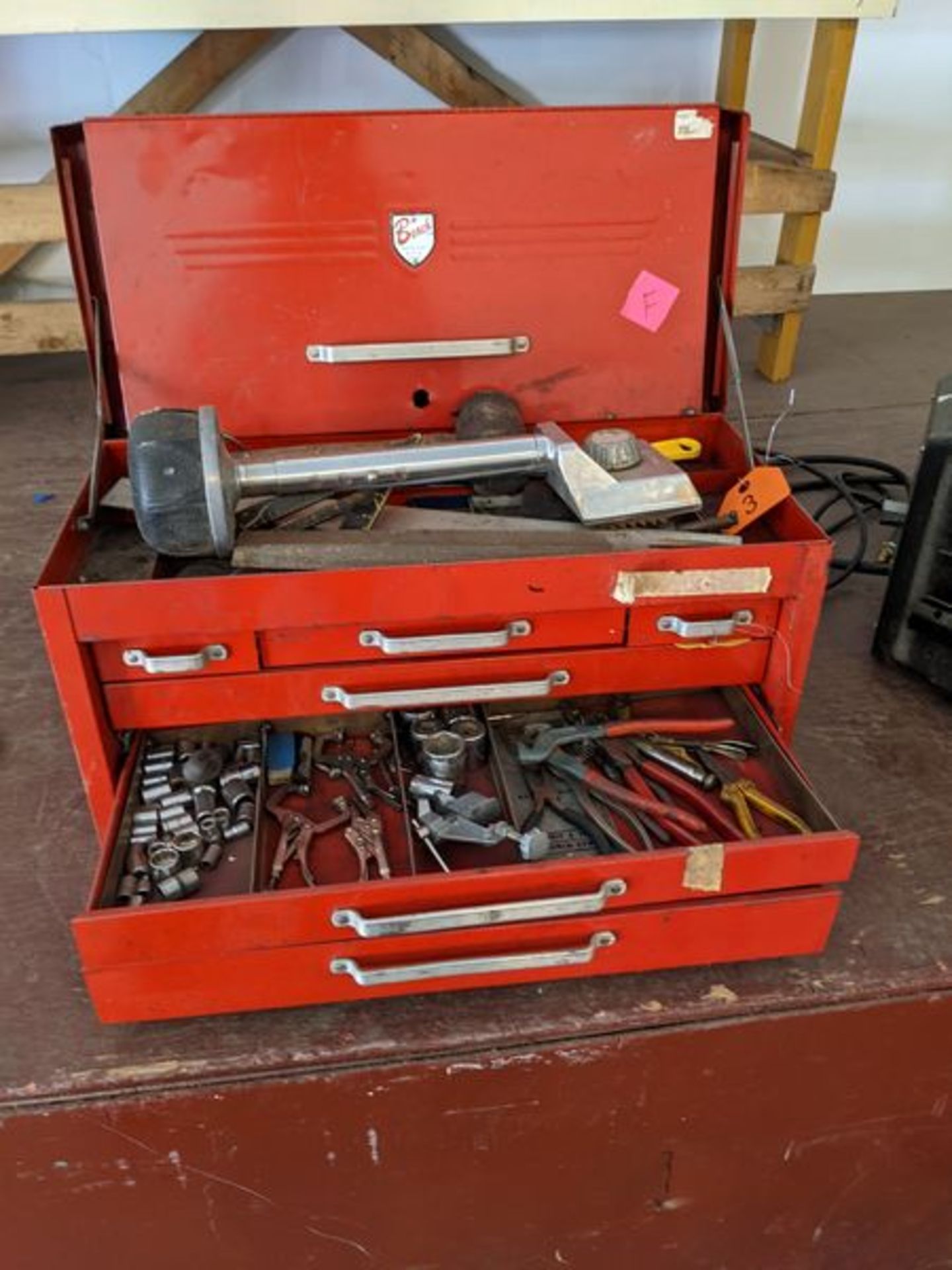 Beach Tool Box with Contents