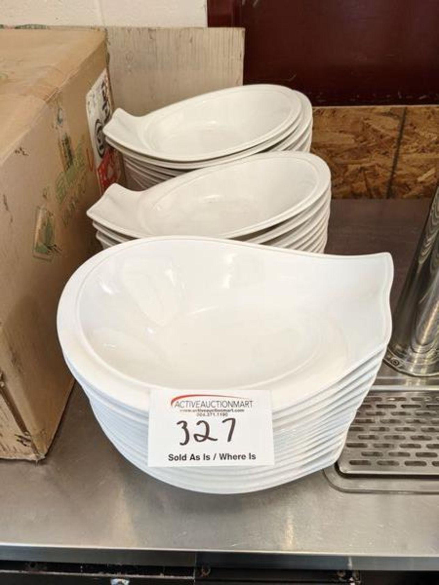 Approx. 42" Unused Deep Dish Platters