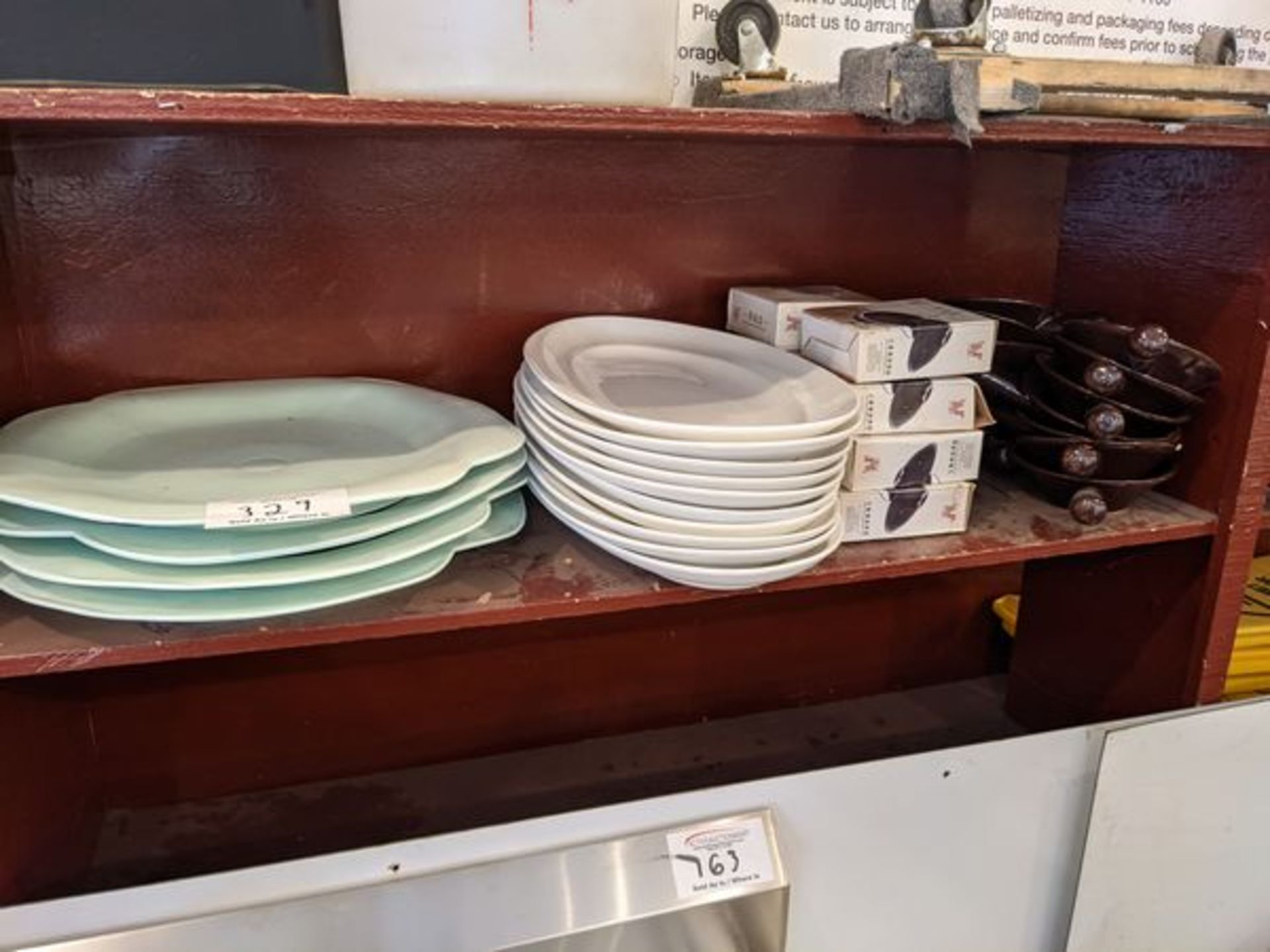 Shelf Lot of Assorted Dish wear